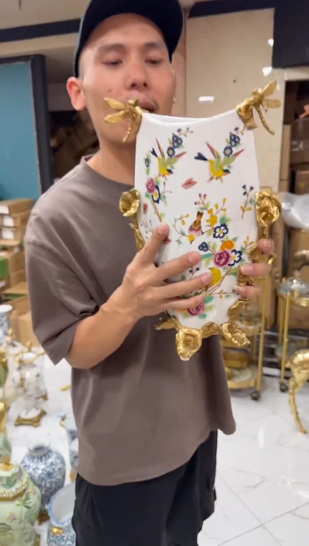 黄铜 黛姿家居装饰品摆件