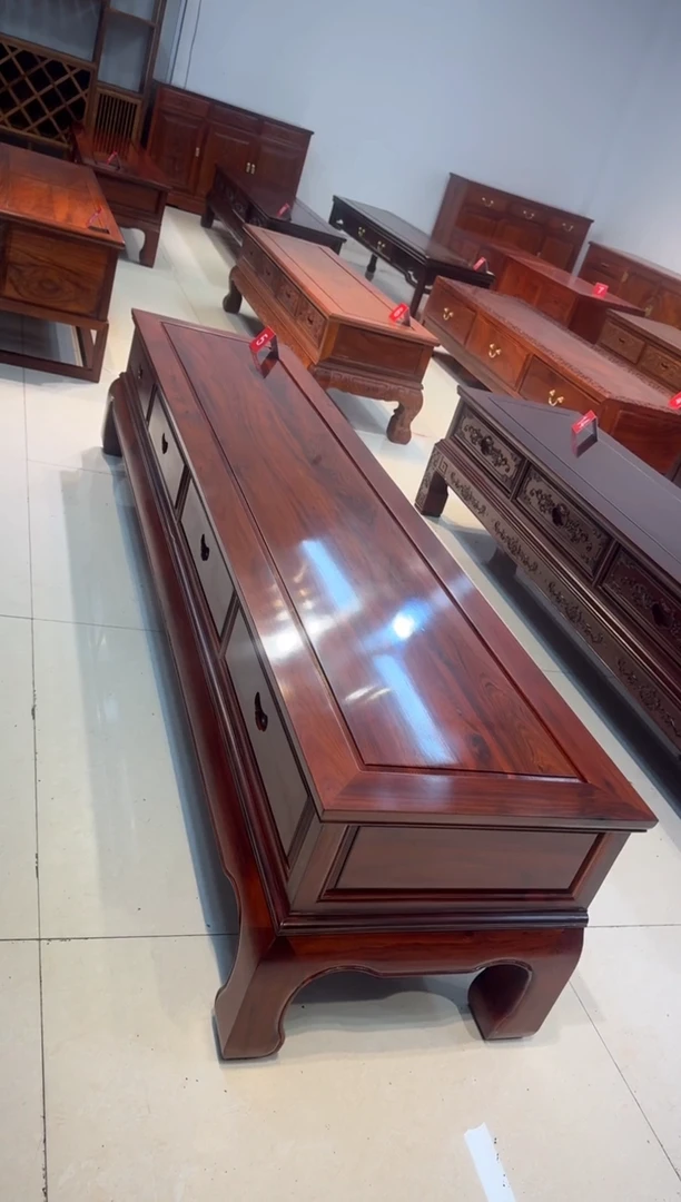 黑酸枝木类柜类家具n**e非洲酸枝电视柜