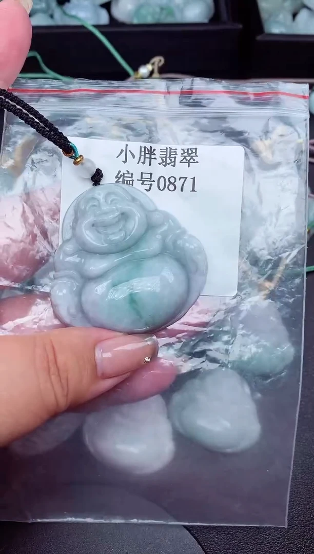 翡翠未镶嵌颈饰缅甸天然A货翡翠0871