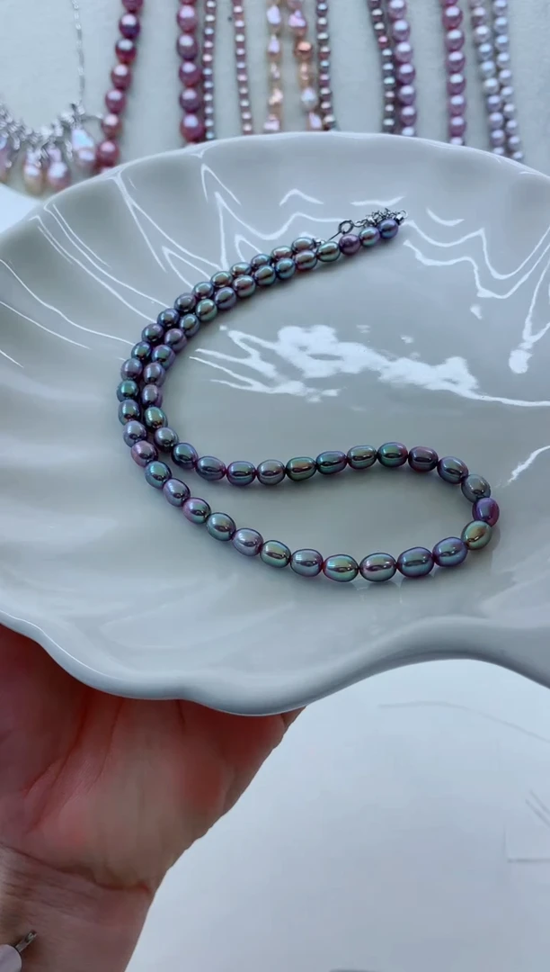 淡水珍珠未镶嵌颈饰淡水珍珠项链多样性发其一