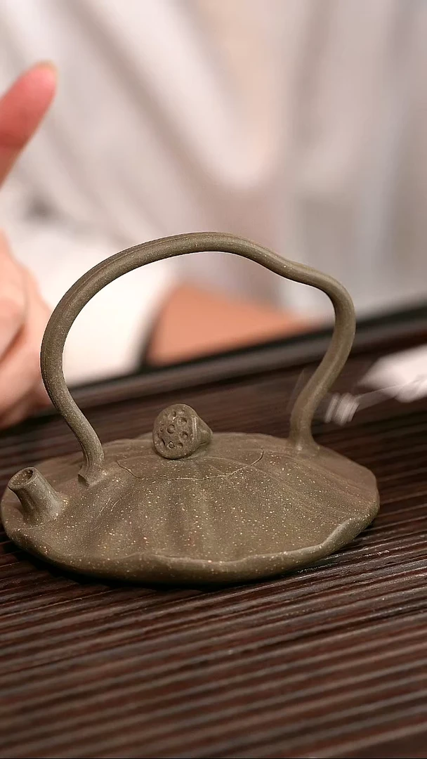前墅龙窑扁莲蓬提梁