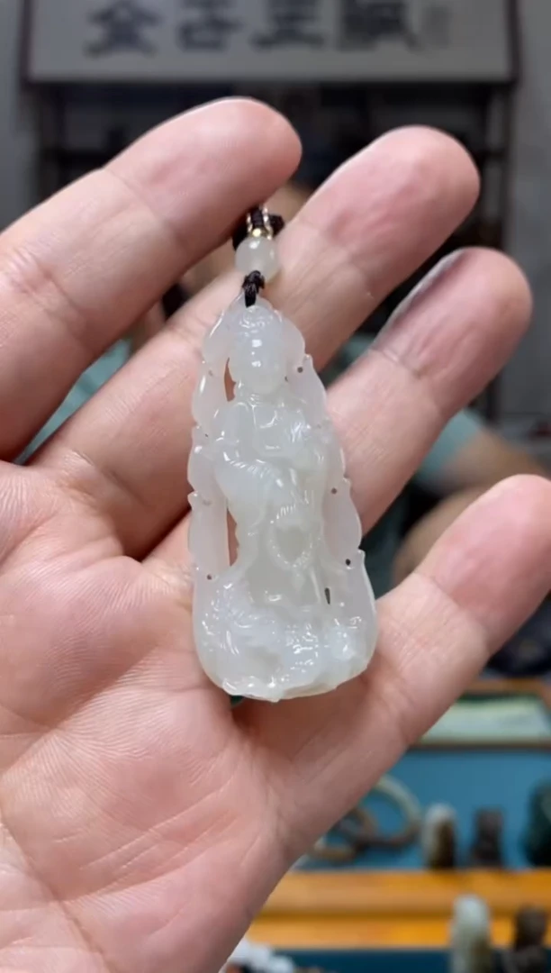 和田玉未镶嵌挂件104