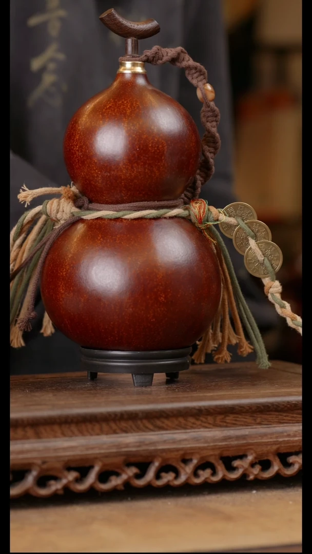 107号精品天然大漆酒葫芦一物一拍~