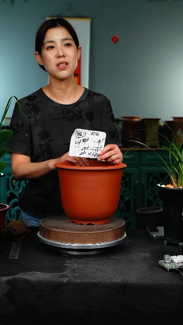 紫砂花盆4736花泥紫砂花盆瑕疵