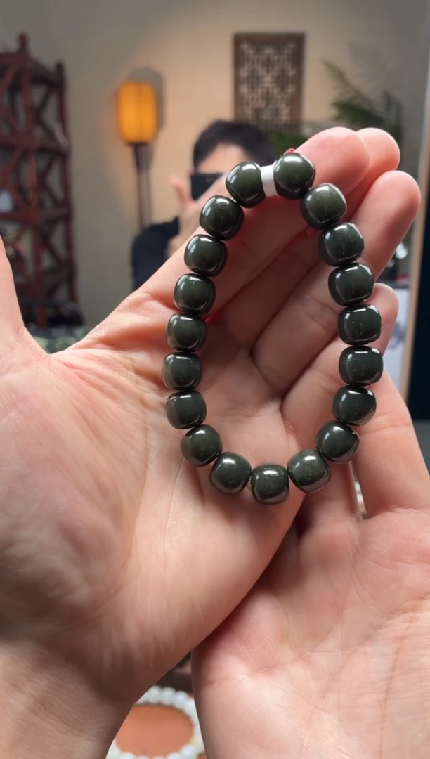 未镶嵌手串和田玉沙枣10-11老