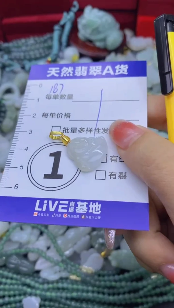 颈饰未镶嵌翡翠天然翡翠A货批量多样性发一件