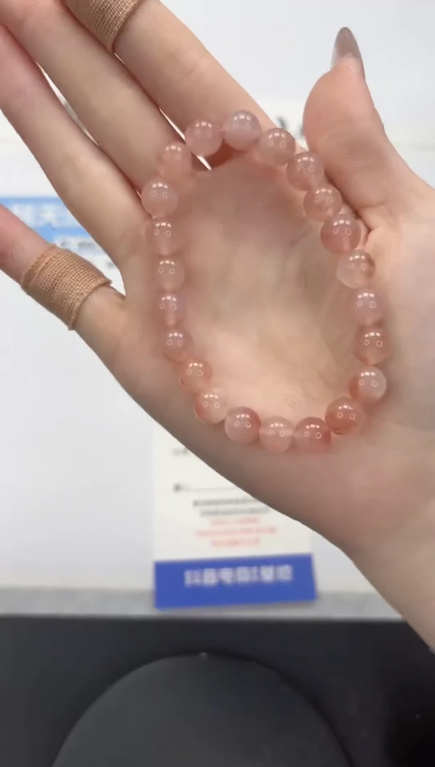 【闪购商品】石英质玉手镯未镶嵌桃花zc