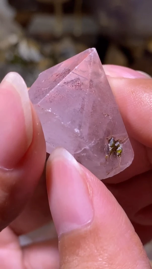 未镶嵌珠宝半成品水晶51号四川花园水晶