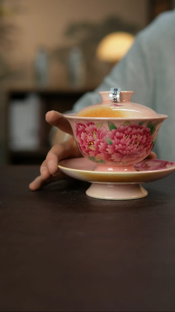 杯景德镇陶瓷杯碗柴烧瑕疵