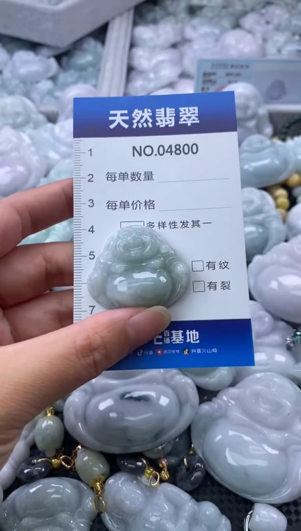 翡翠未镶嵌颈饰缅甸A货翡翠04800