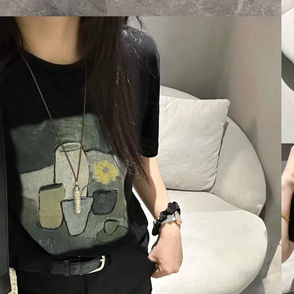 【旧日黄花】天丝羊毛 短袖亲肤夏季百搭穿搭