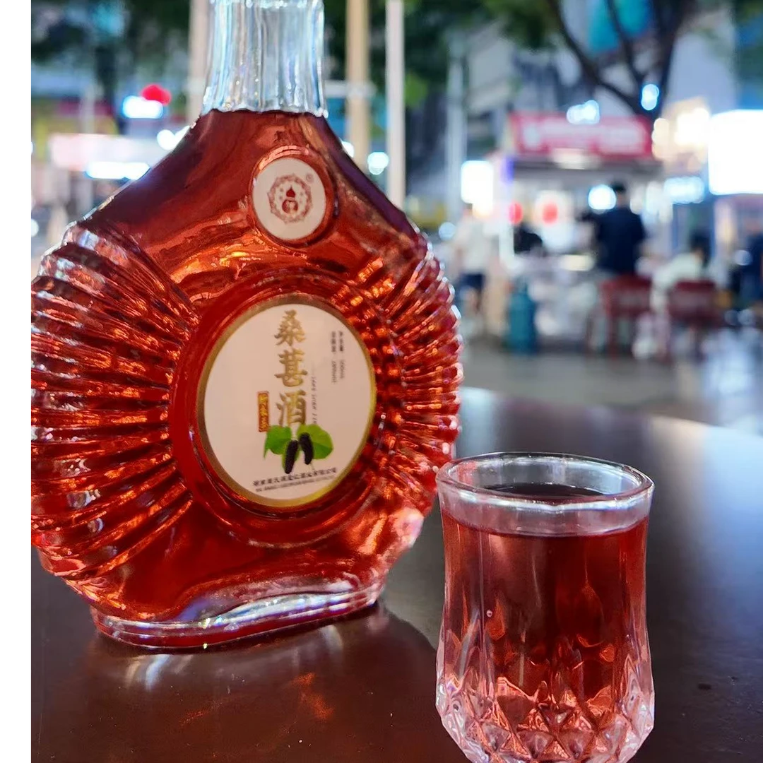 正宗桑甚酒28度微醺果酒500ML果香味浓郁