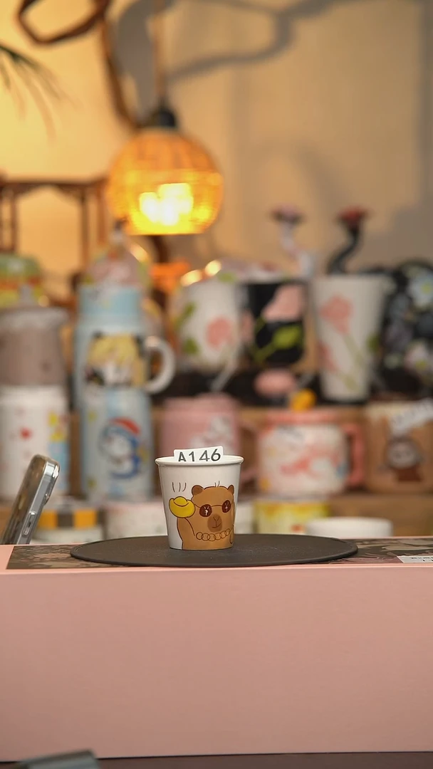 陶瓷小可乐杯 A146