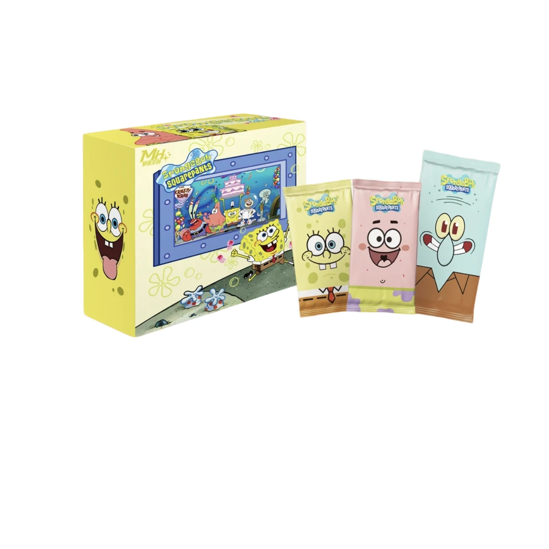 柴の【车车】梦绘文创海绵宝宝第一弹收藏卡牌（二创代拆）