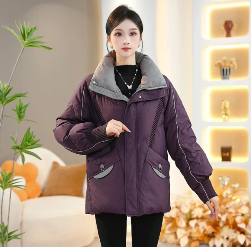 【新品上新】休闲显瘦2025年秋冬新款时尚洋气宽松保暖加厚羽绒服