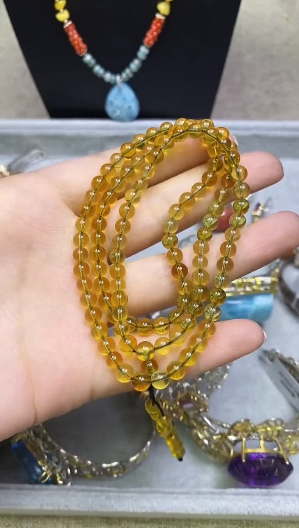 未镶嵌琥珀手链多样性发一件154