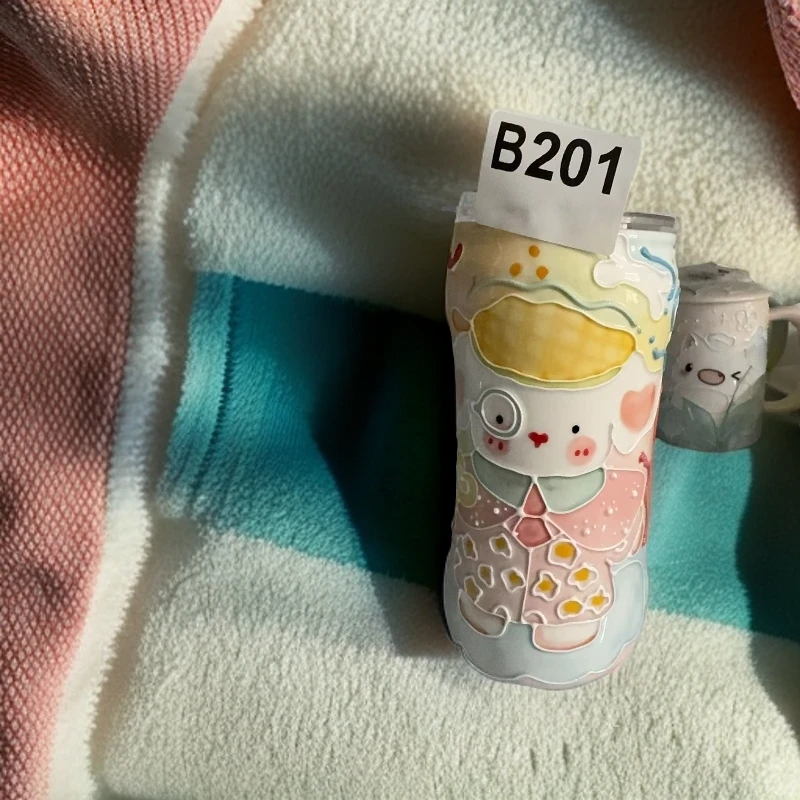 景德镇纯手工手绘杯B201