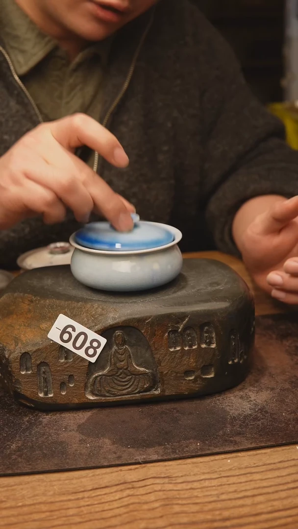 甘石陶艺苏打柴烧608