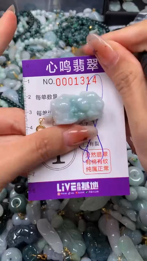 翡翠未镶嵌颈饰闪购001314