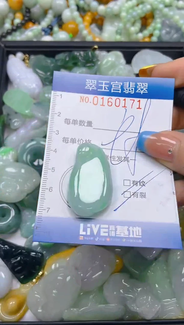 翡翠未镶嵌颈饰闪购0160171