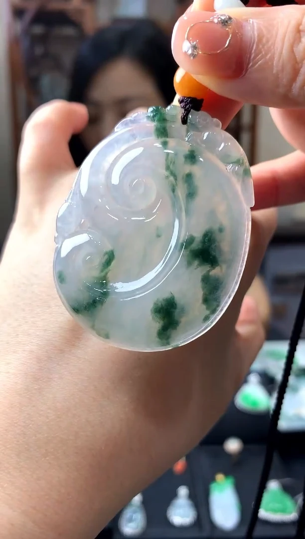 翡翠未镶嵌吊坠(不含链)挂件