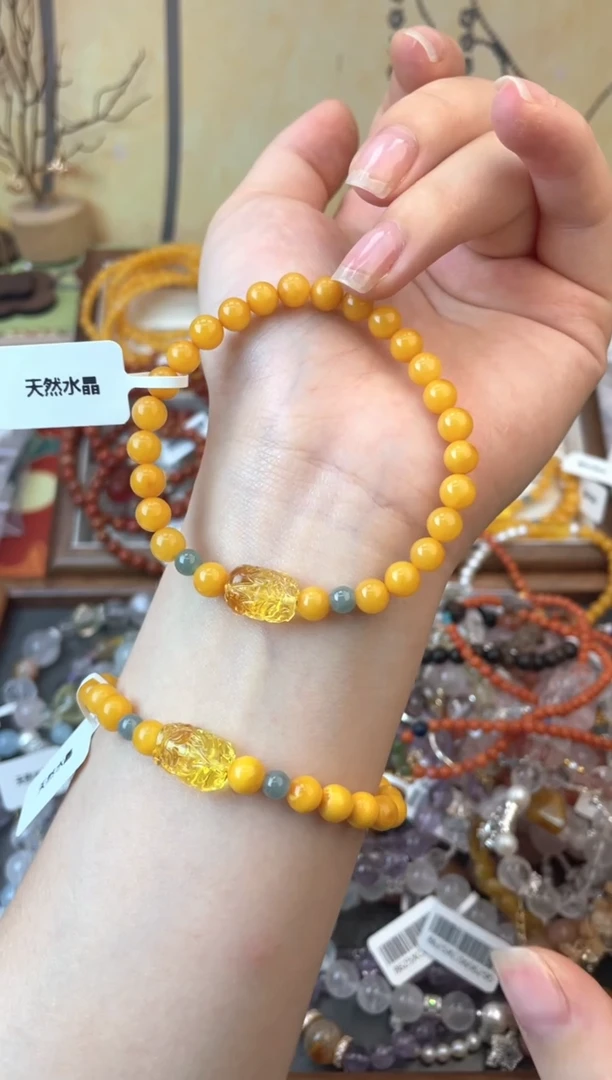 未镶嵌蜜蜡手链292手串