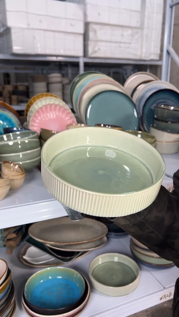 陶瓷外贸尾货瑕疵满20包邮X 新品深盘