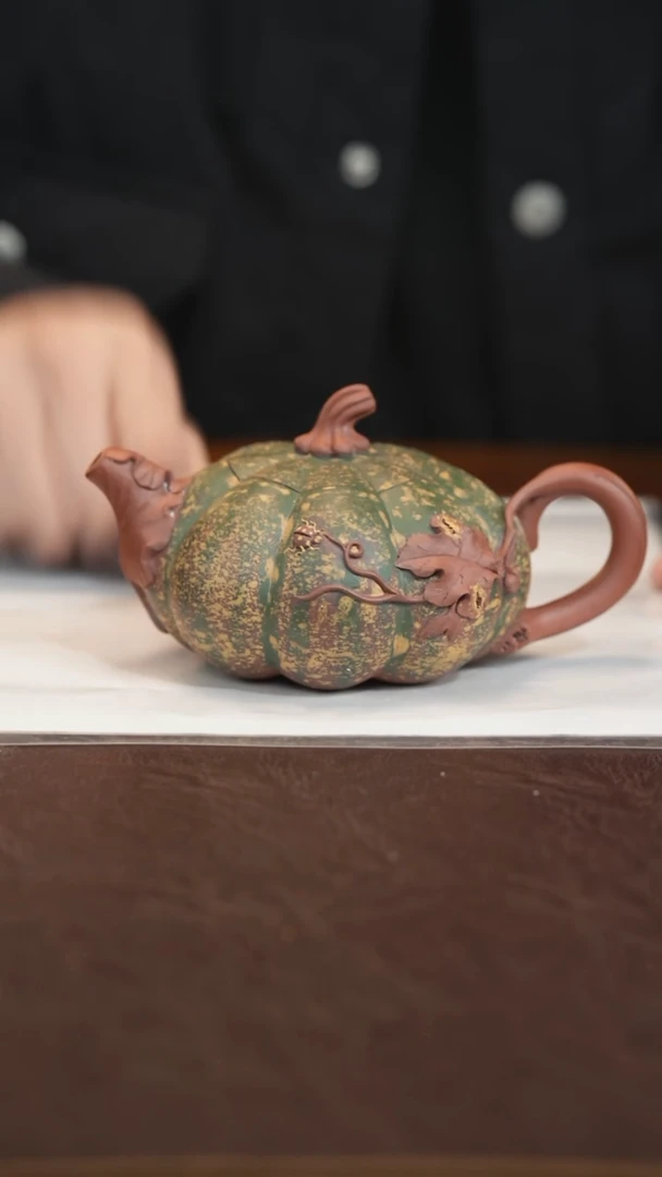 茶壶紫砂南瓜 精品 精工