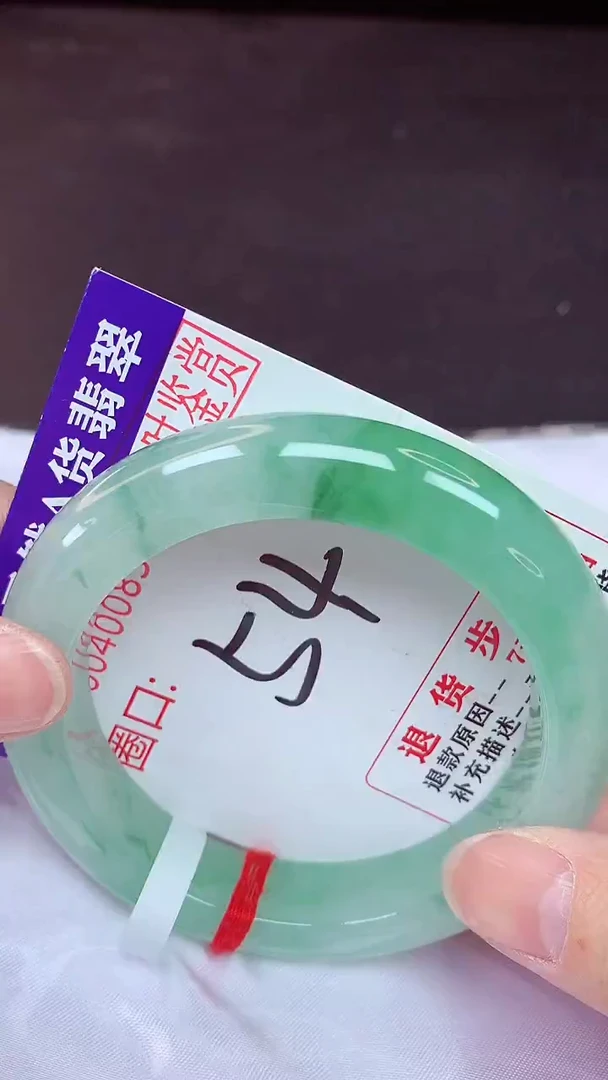 未镶嵌手镯翡翠54（48小时鉴赏期 ）