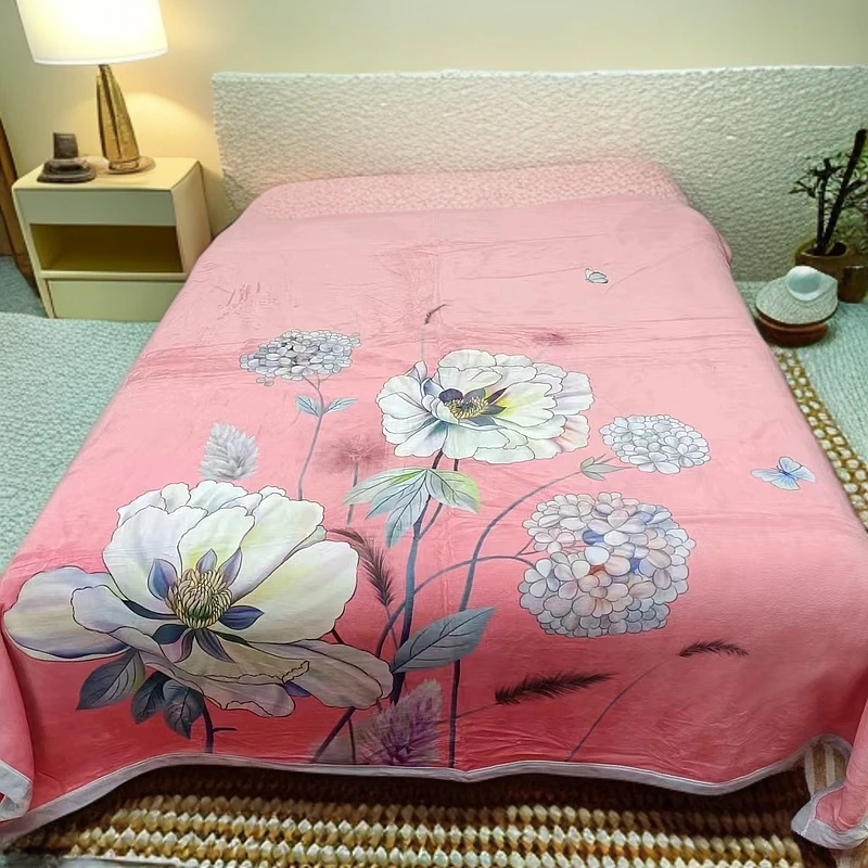 云毯云绒复合毯可铺可盖加厚AB面床盖大尺寸