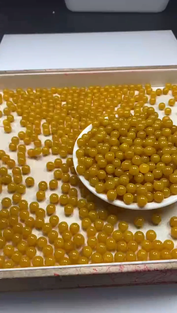 【闪购商品】蜜蜡颈饰未镶嵌w1546蜜蜡鸡油黄10mm*10颗