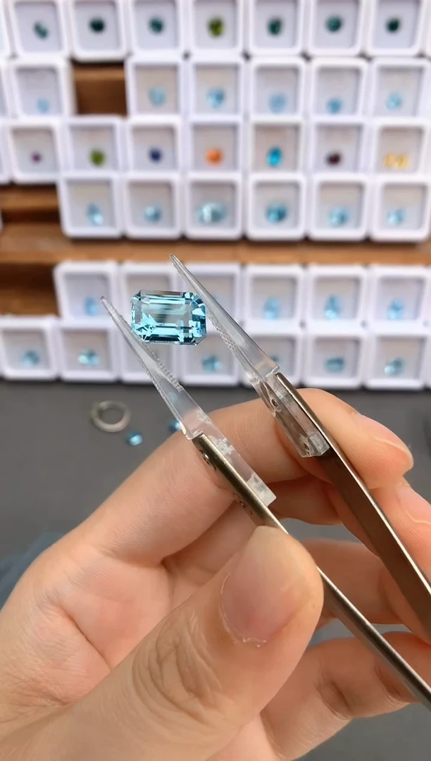 未镶嵌裸石定制托帕石5.0ct