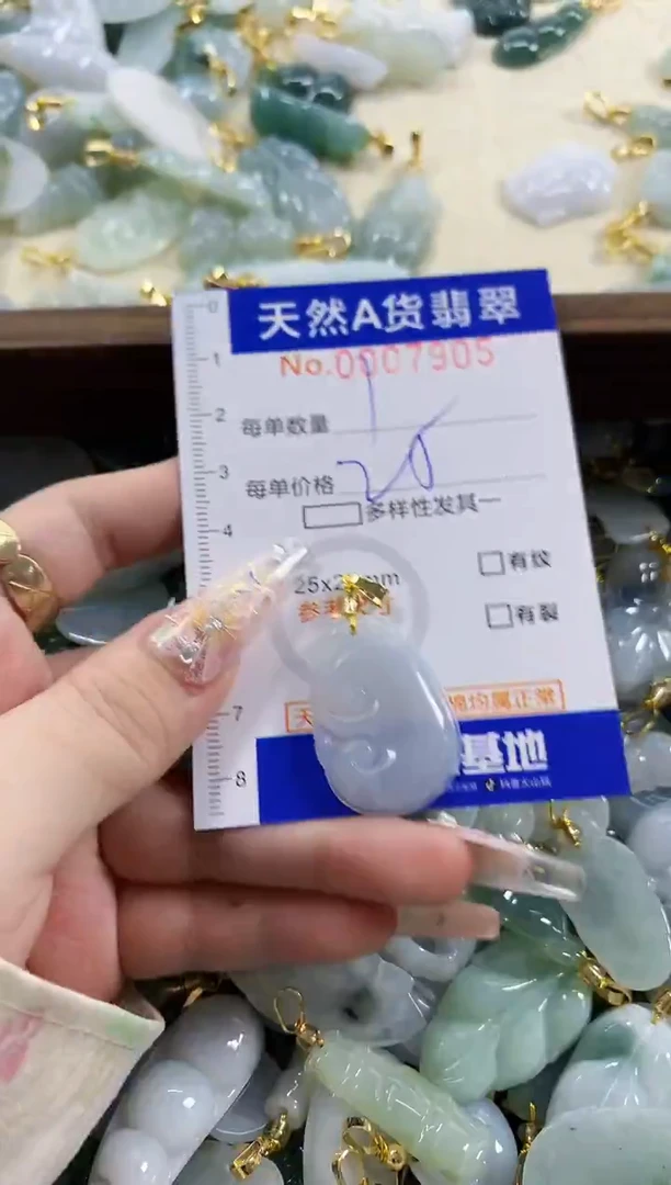 颈饰未镶嵌翡翠天然A货翡翠