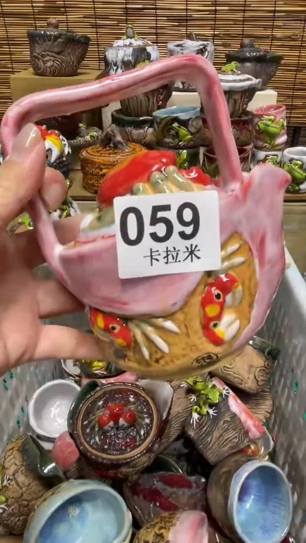用****8059精美粗陶手工柴烧