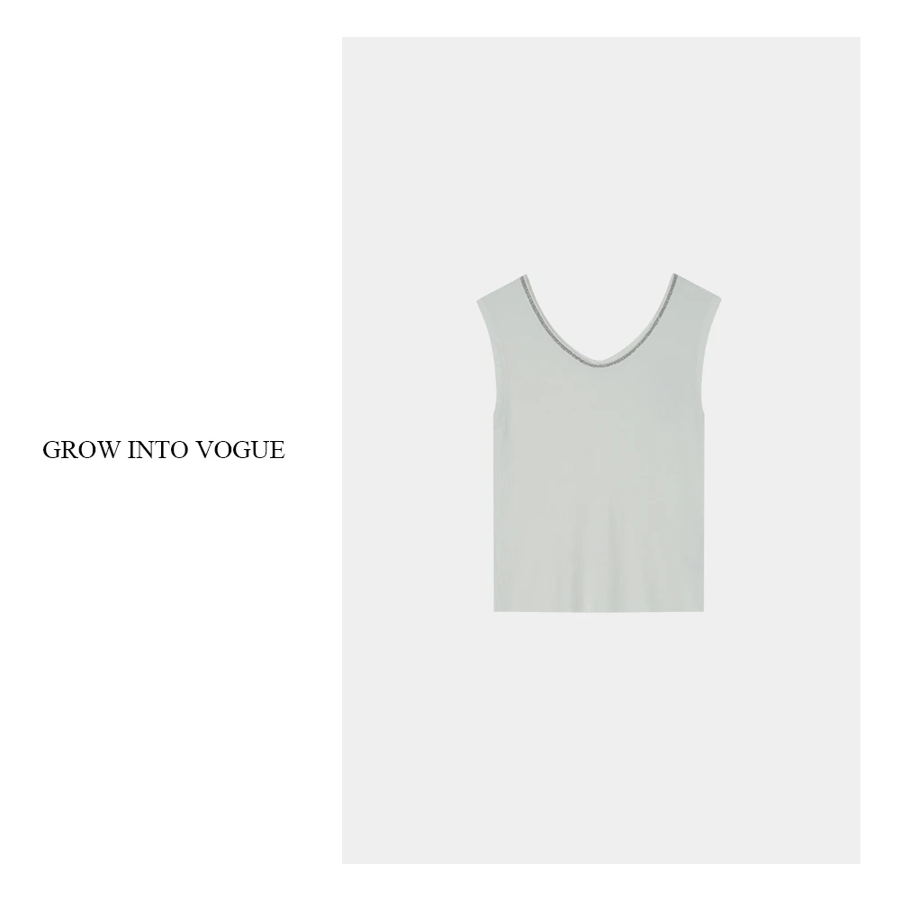 【女乔专属】前后两穿针织背心 2D327001