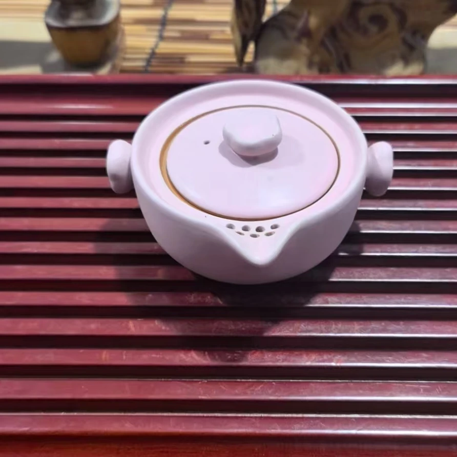 80  紫丁香小陶瓷手抓壶