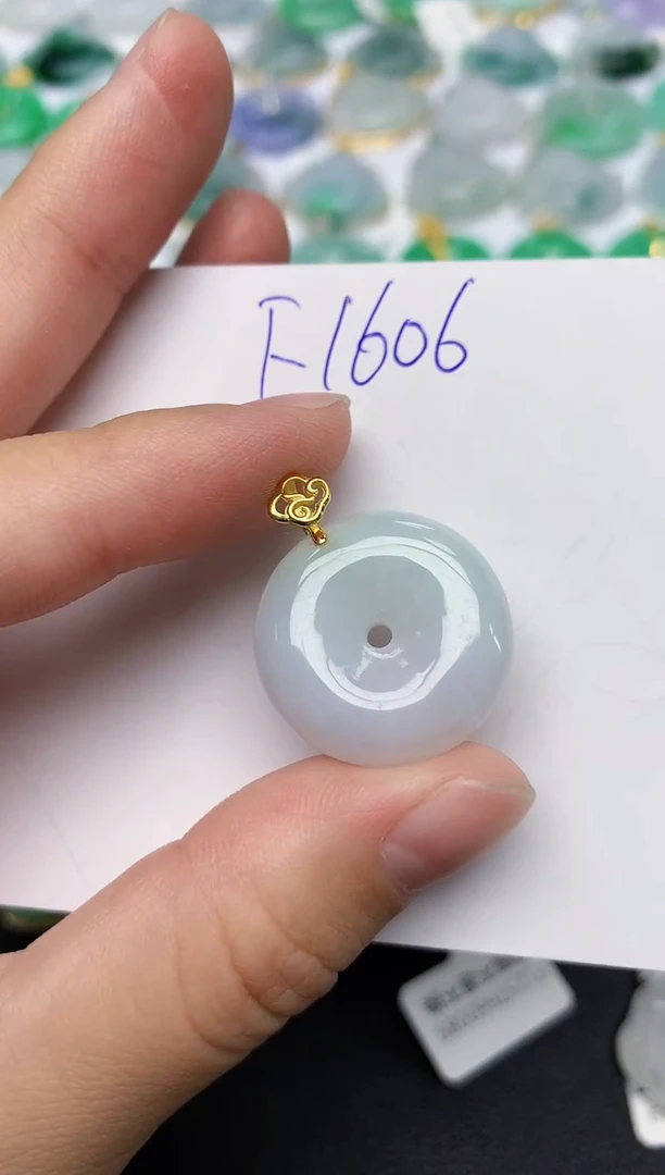 颈饰未镶嵌翡翠天然缅甸A货翡翠百元以上9元证书费自理