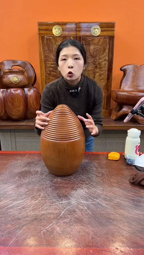 【闪购商品】稳定木实木创意花器