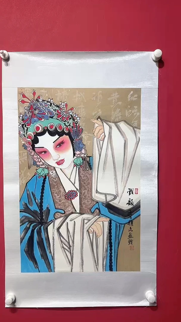 国画郑雅文-2.7平尺-国画