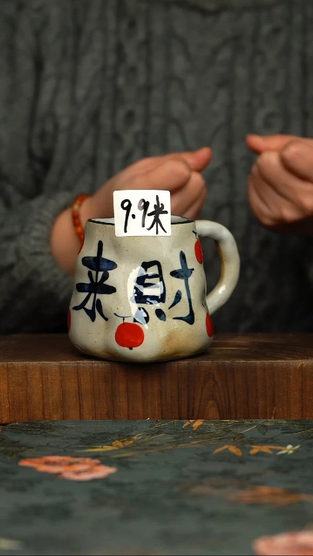 瓷片釉下彩手工手绘同款
