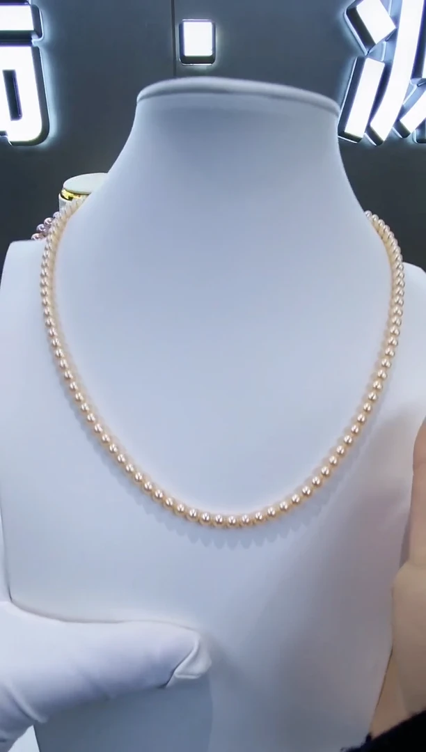 项链未镶嵌淡水珍珠Y淡水项链吉尔德