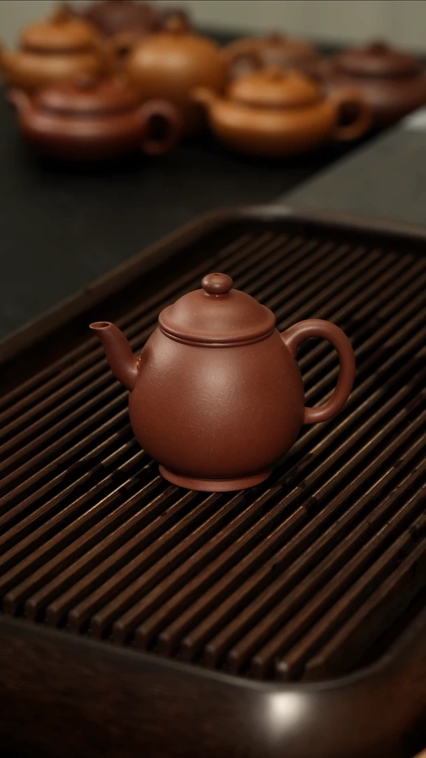 茶壶紫砂现货140cc半手精工娇客壶台西黑紫泥内推