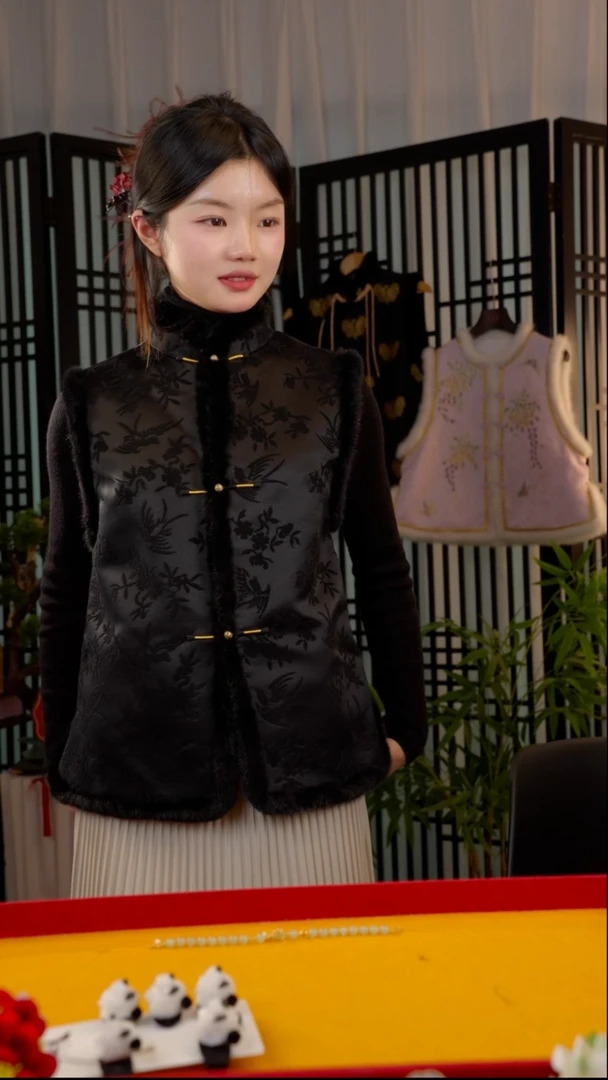 刺绣S****y非遗绒花饰品