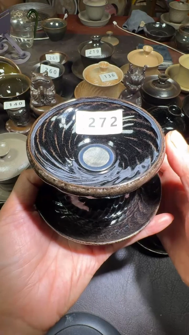 茶盏如**风建盏主人杯272