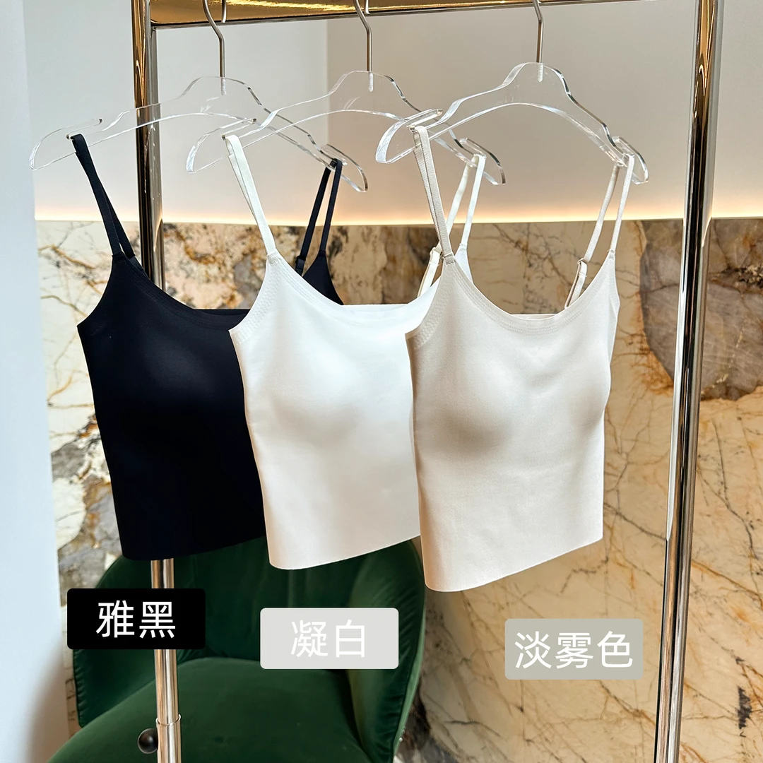 GB-爱【如梦】春夏新款爆款珍珠纱美肤短吊带 140EQN
