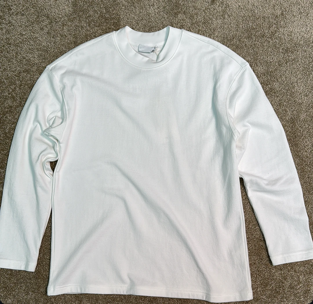 【AB.WORK]2025早春新款 雪花肌理感订制面料 男女同款长袖t