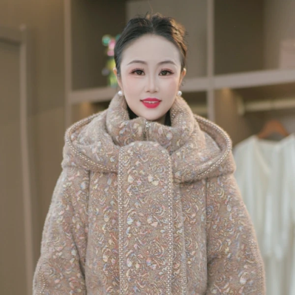 2026优雅气质韩版优雅宽松减龄百搭羽绒服外套M-2XL