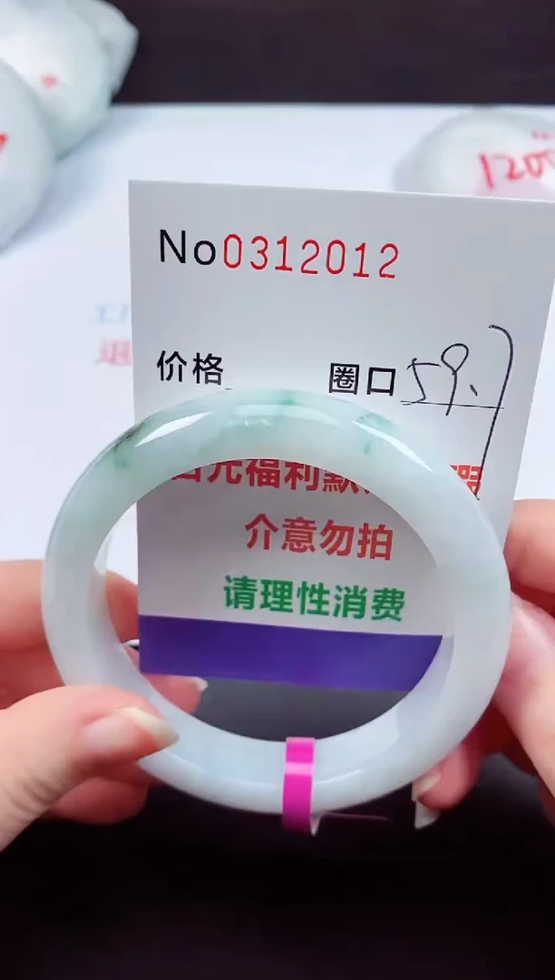 翡翠手镯未镶嵌 0316012