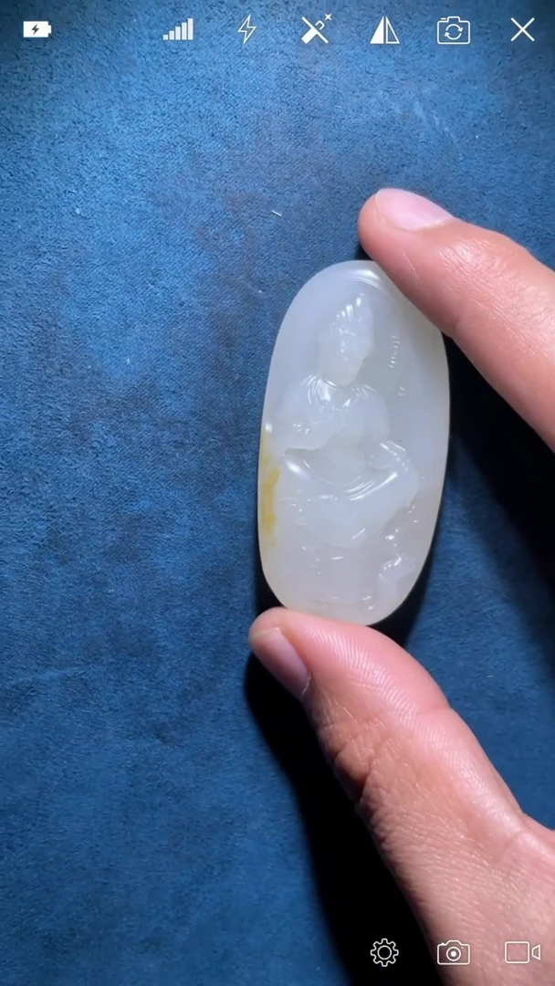 未镶嵌和田玉挂件YX 普贤菩萨吊坠