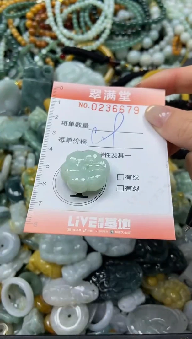 未镶嵌挂件翡翠闪购0236679